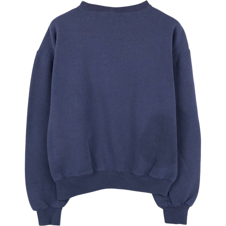 90'S Russell College Sweatshirt, Men's M Size Vintage cotton navy blue type Vintage Second Hand