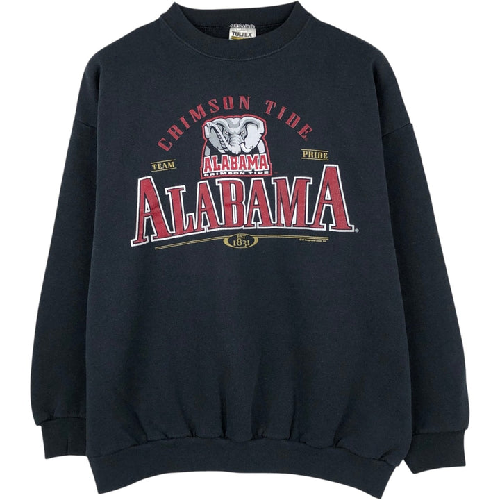 90'S Tultex MAXIMUM SWEATS College Sweatshirt, Men's XL equivalent, Vintage cotton black type Vintage Second Hand