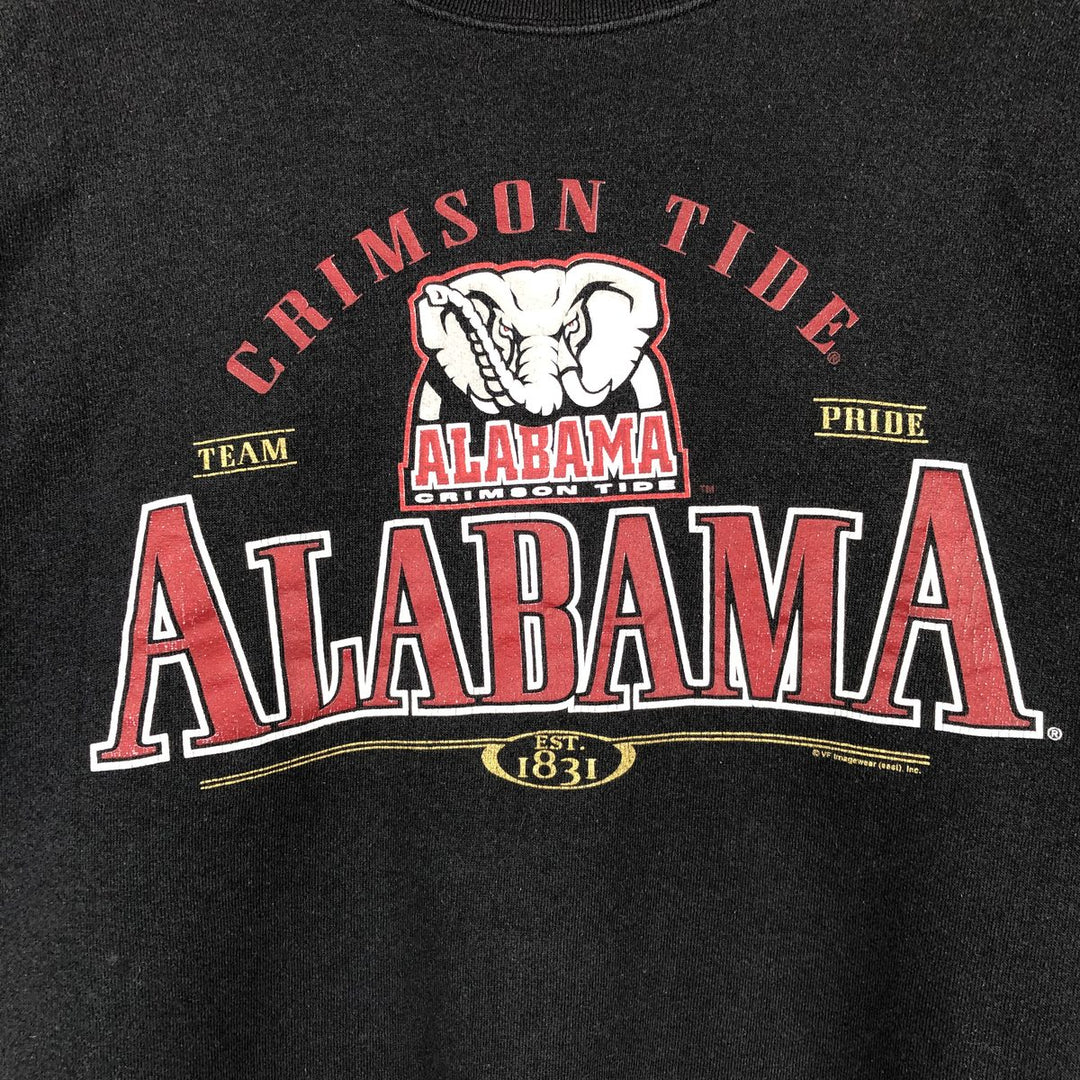 90'S Tultex MAXIMUM SWEATS College Sweatshirt, Men's XL equivalent, Vintage cotton black type Vintage Second Hand