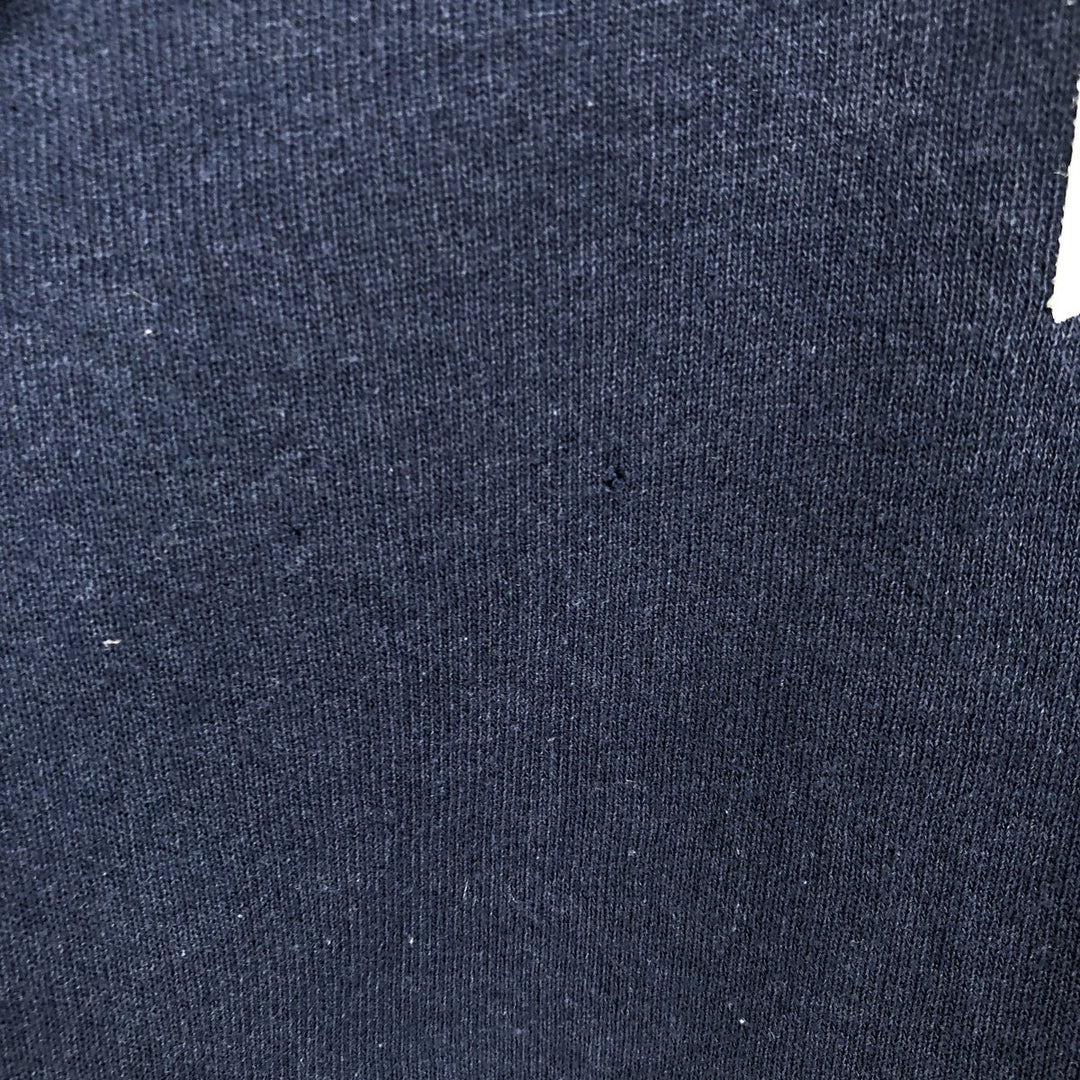 90'S Russell College Sweatshirt, Men's Size L, Vintage cotton navy blue type Vintage Second Hand