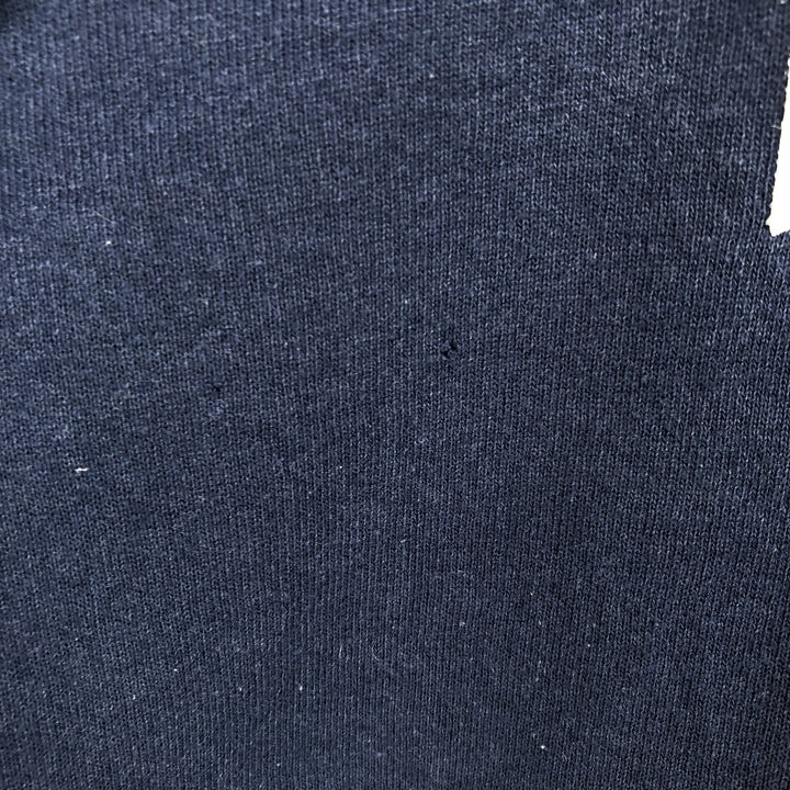90'S Russell College Sweatshirt, Men's Size L, Vintage cotton navy blue type Vintage Second Hand