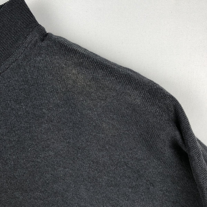 90'S TSI IOWA University of Iowa College Character Sweatshirt, Men's Size L (approx.), Vintage cotton navy blue type Vintage Second Hand