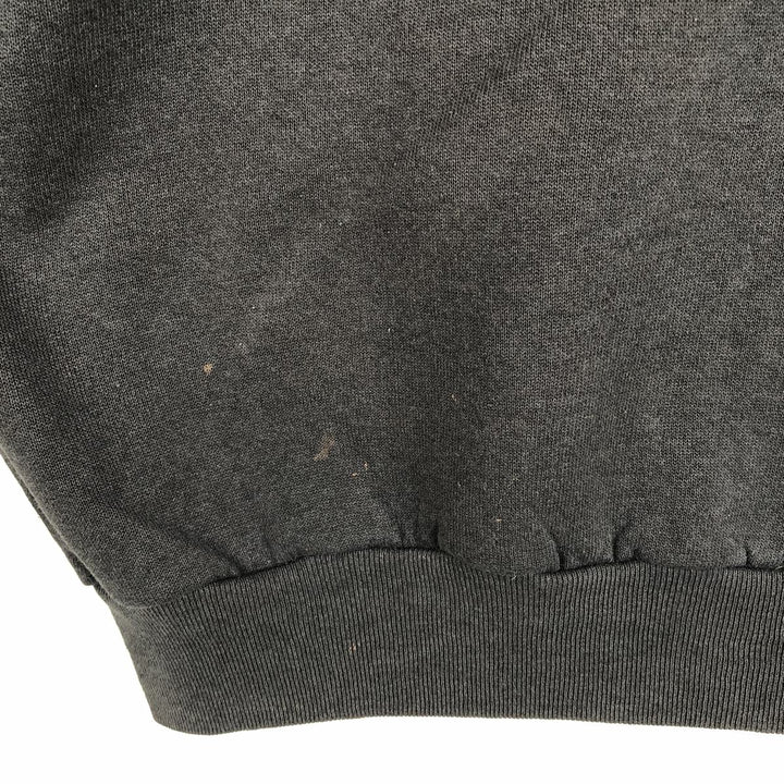 90'S TSI IOWA University of Iowa College Character Sweatshirt, Men's Size L (approx.), Vintage cotton navy blue type Vintage Second Hand