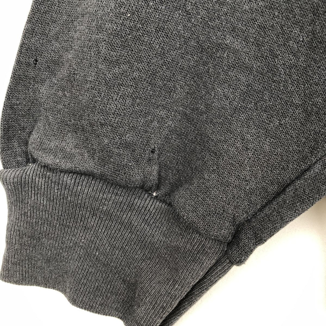 90'S TSI IOWA University of Iowa College Character Sweatshirt, Men's Size L (approx.), Vintage cotton navy blue type Vintage Second Hand