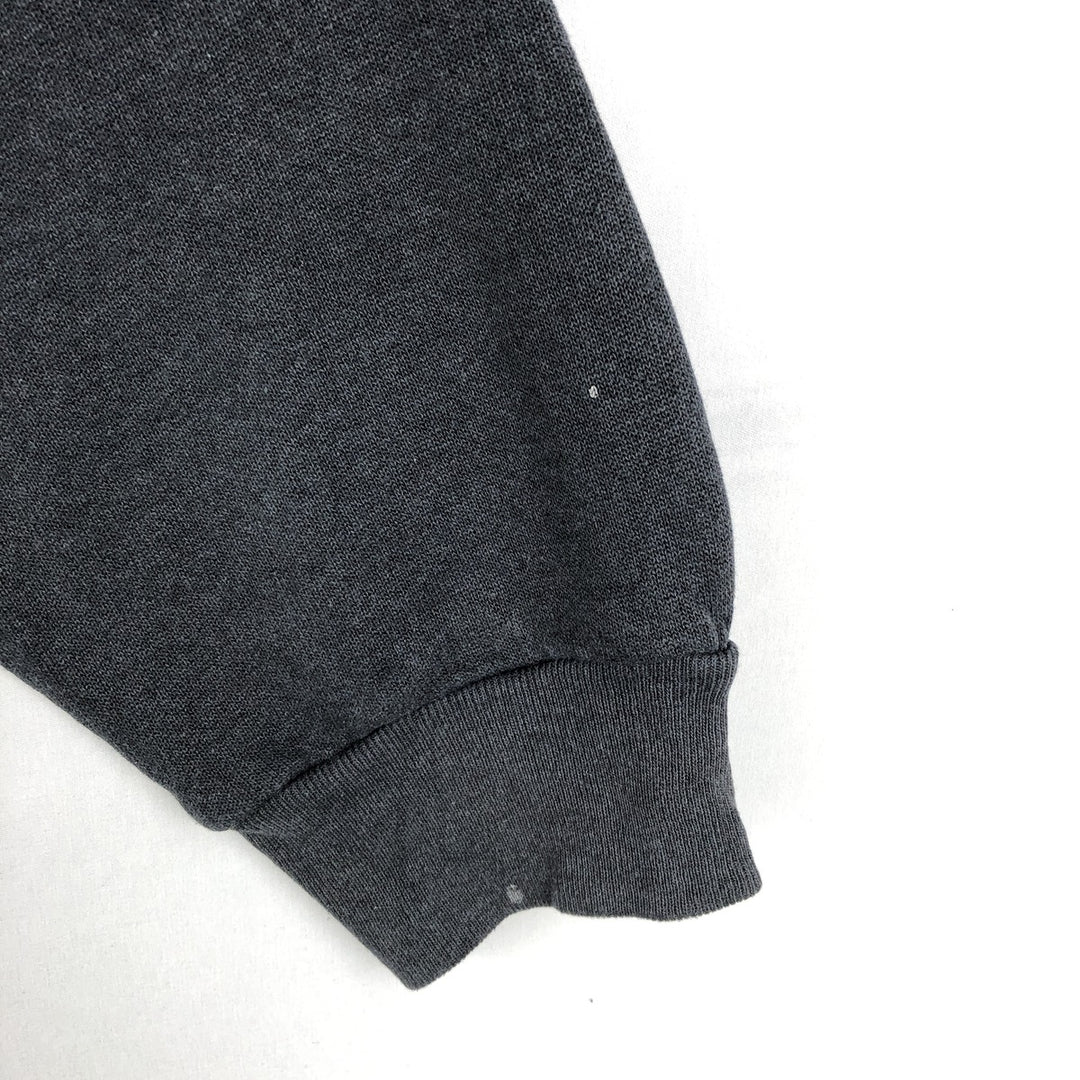 90'S TSI IOWA University of Iowa College Character Sweatshirt, Men's Size L (approx.), Vintage cotton navy blue type Vintage Second Hand