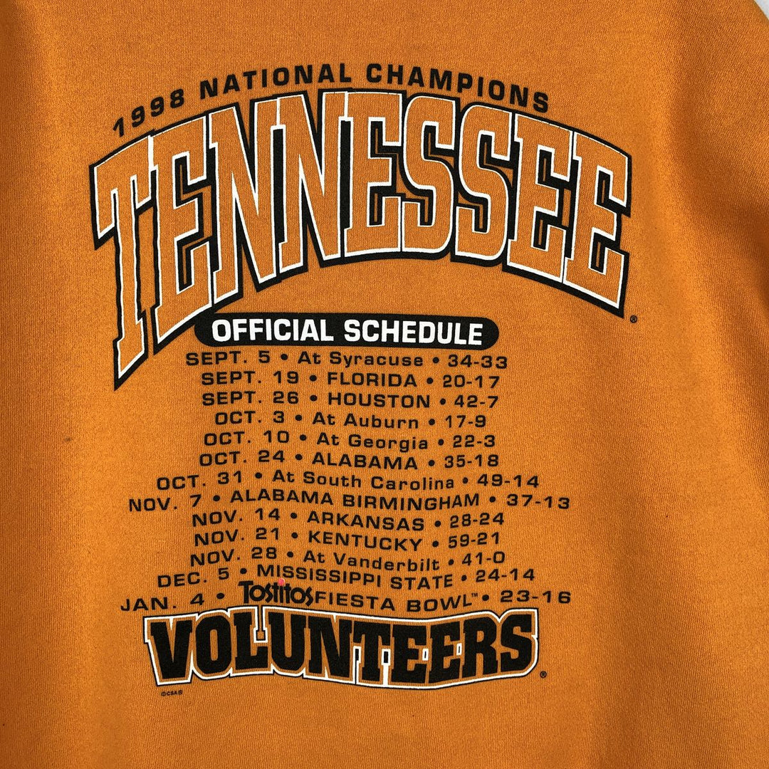 90'S CSA College Sweatshirt, Made in USA, Men's XL equivalent, Vintage cotton orange type Vintage Second Hand