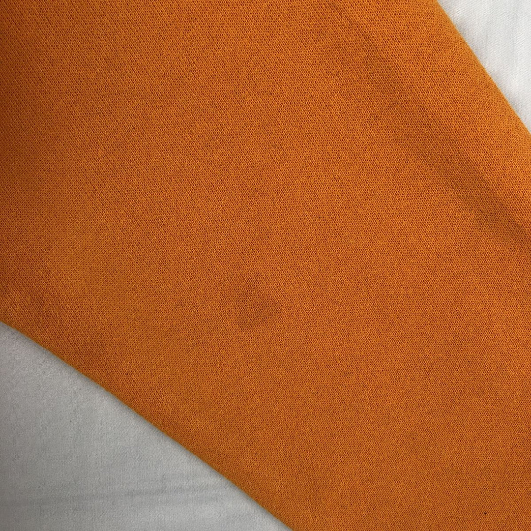 90'S CSA College Sweatshirt, Made in USA, Men's XL equivalent, Vintage cotton orange type Vintage Second Hand