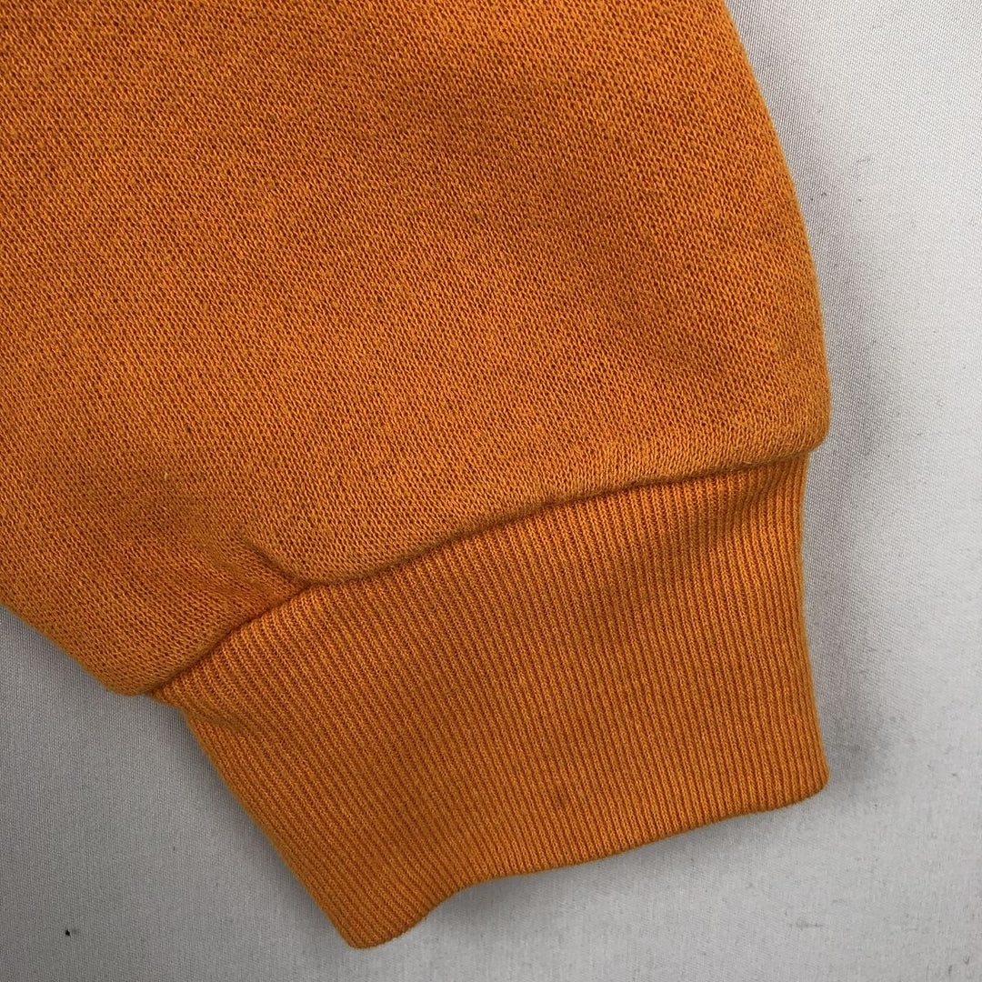 90'S CSA College Sweatshirt, Made in USA, Men's XL equivalent, Vintage cotton orange type Vintage Second Hand
