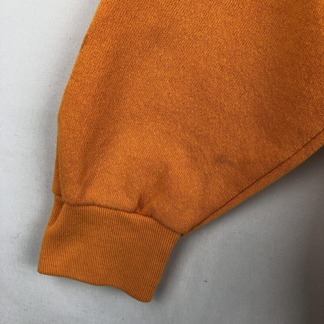 90'S CSA College Sweatshirt, Made in USA, Men's XL equivalent, Vintage cotton orange type Vintage Second Hand