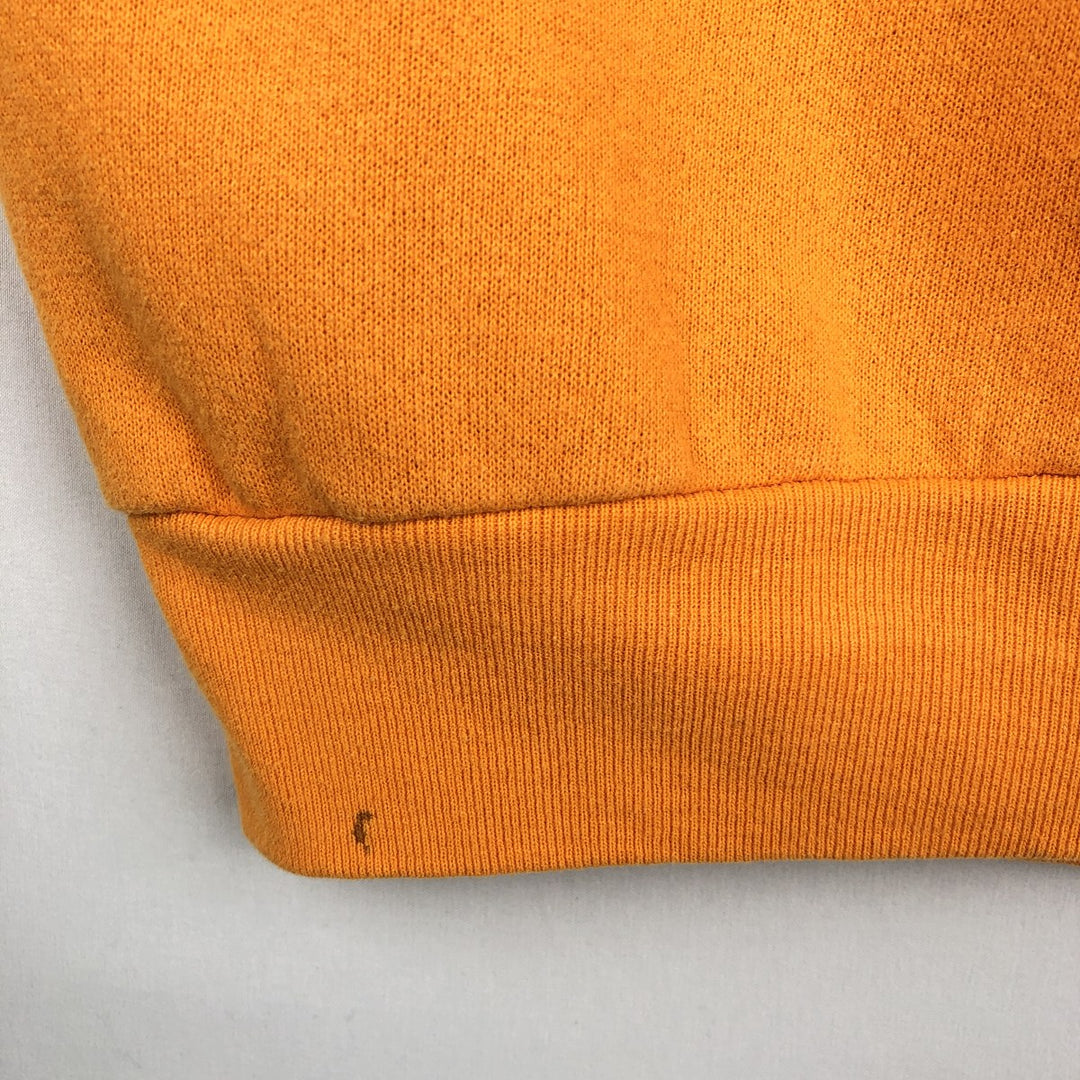 90'S CSA College Sweatshirt, Made in USA, Men's XL equivalent, Vintage cotton orange type Vintage Second Hand