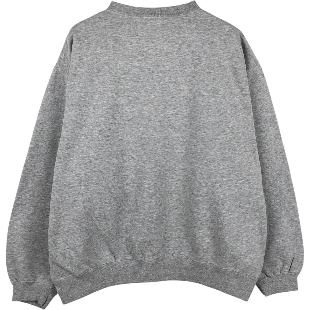 2000'S Nike Team Print Sweatshirt (Men's Size XL) cotton gray type Vintage Second Hand