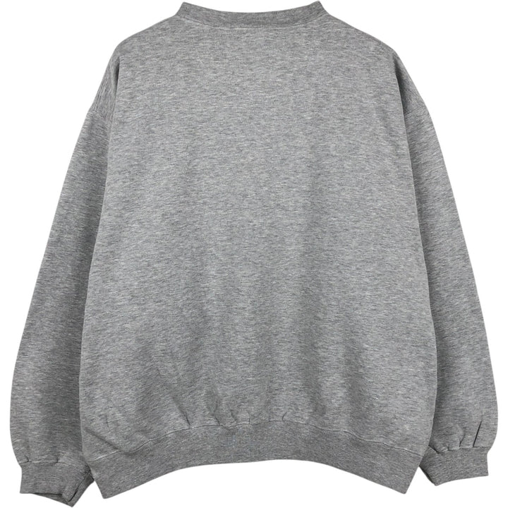 2000'S Nike Team Print Sweatshirt (Men's Size XL) cotton gray type Vintage Second Hand
