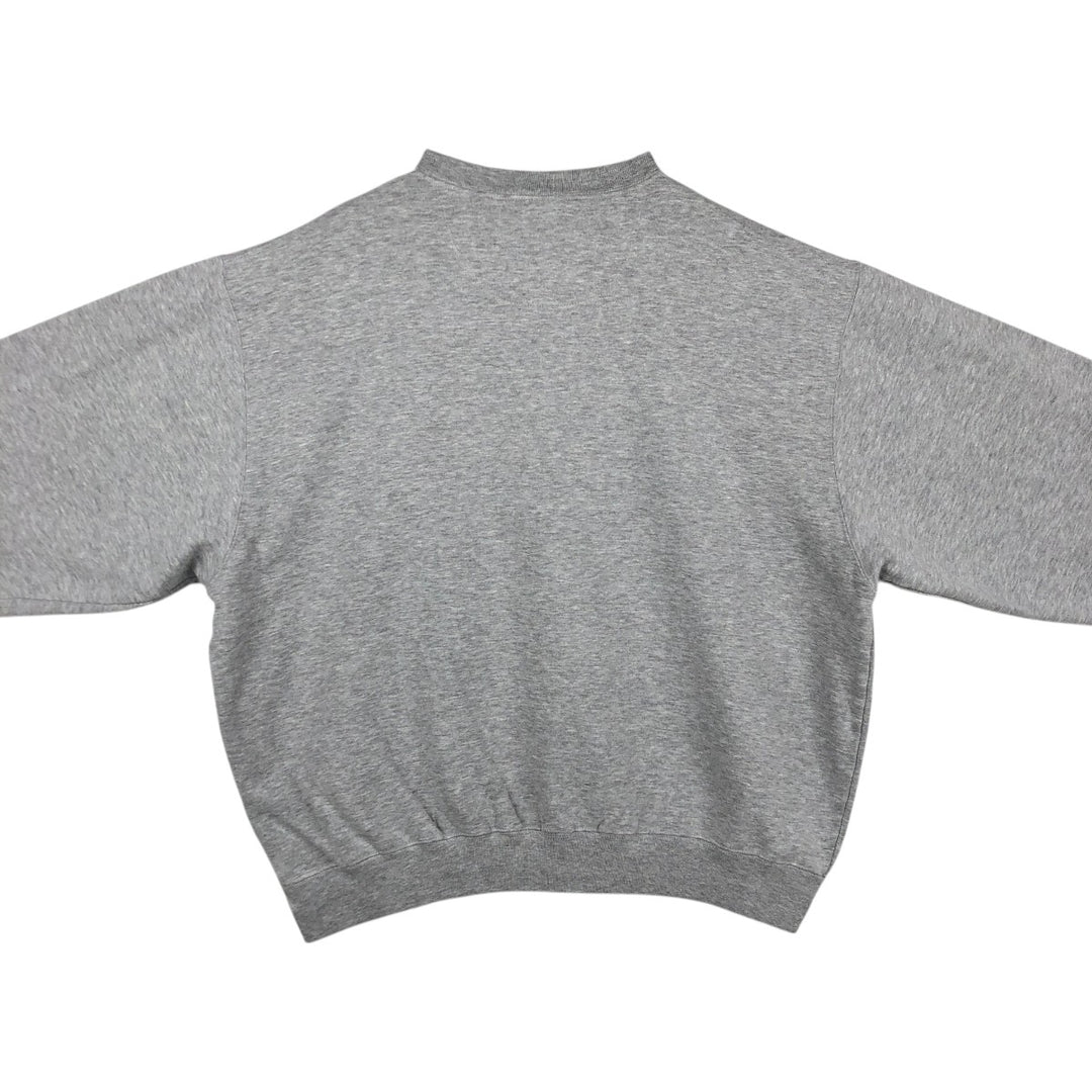 2000'S Nike Team Print Sweatshirt (Men's Size XL) cotton gray type Vintage Second Hand