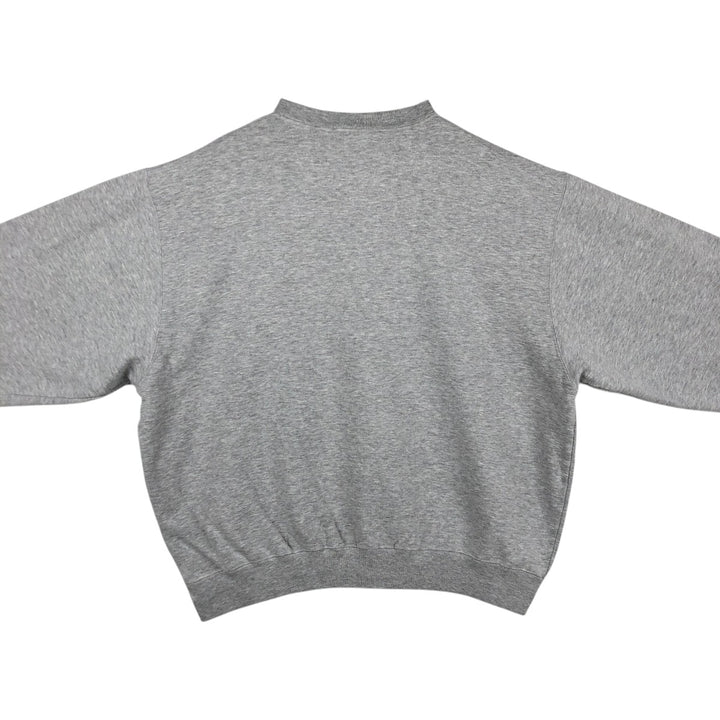 2000'S Nike Team Print Sweatshirt (Men's Size XL) cotton gray type Vintage Second Hand