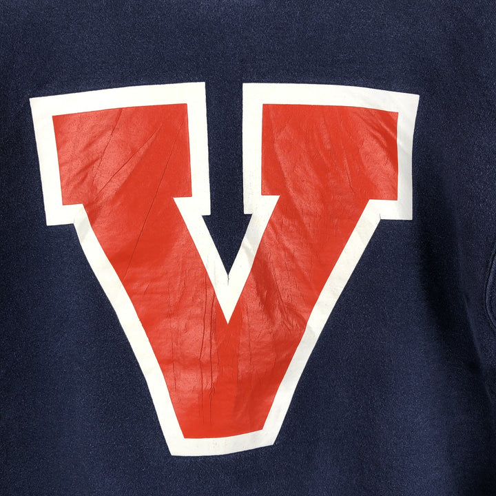 Reebok printed sweatshirt, made in the USA, men's size L equivalent. unclear navy blue type Vintage Second Hand