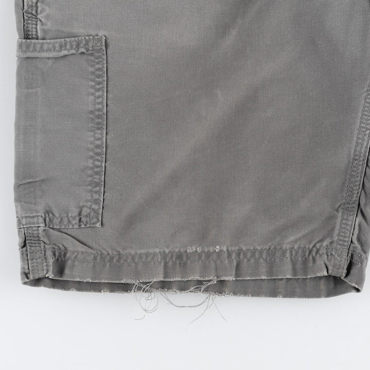 Carhartt Original Fit Duck Canvas Painter Shorts (Men's W33 equivalent) cotton gray type Vintage Second Hand