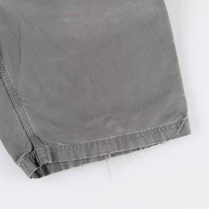 Carhartt Original Fit Duck Canvas Painter Shorts (Men's W33 equivalent) cotton gray type Vintage Second Hand