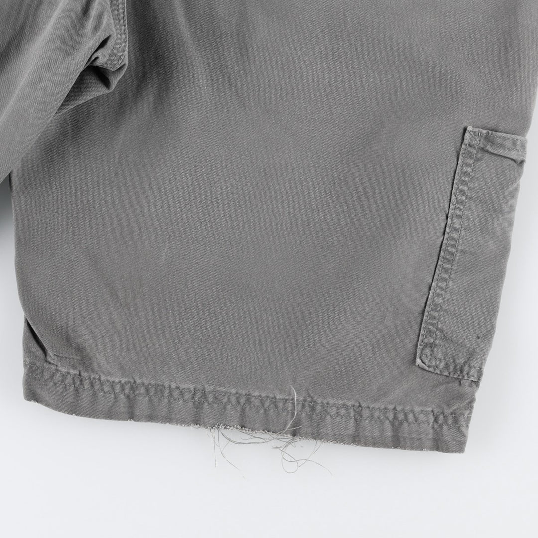 Carhartt Original Fit Duck Canvas Painter Shorts (Men's W33 equivalent) cotton gray type Vintage Second Hand