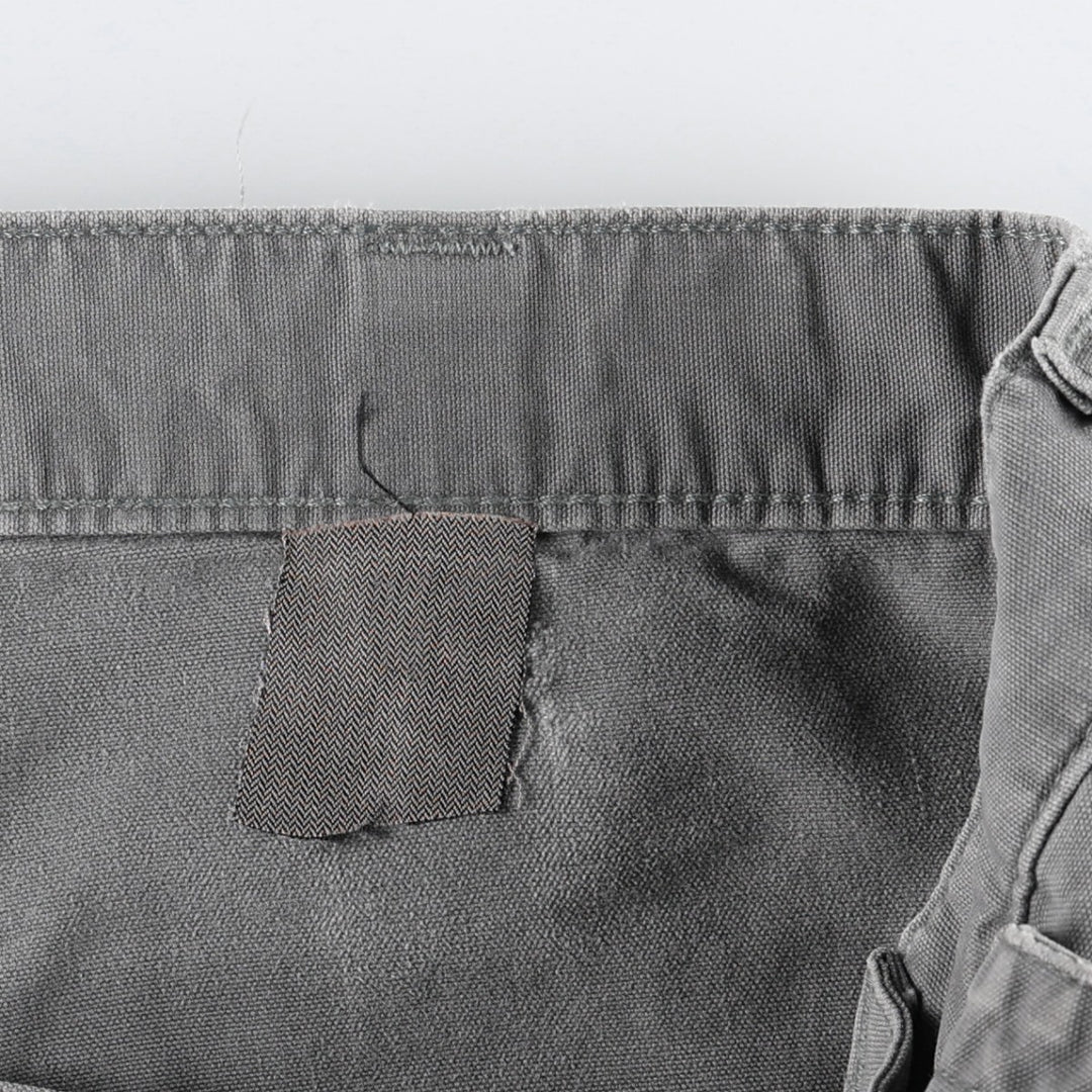 Carhartt Original Fit Duck Canvas Painter Shorts (Men's W33 equivalent) cotton gray type Vintage Second Hand