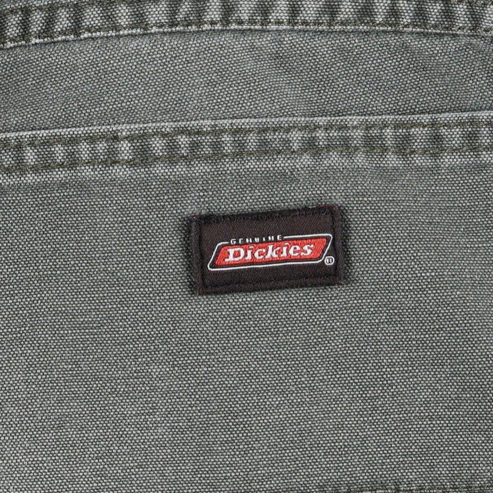 Dickies Relaxed Fit Duck Cargo Shorts (Men's W35 equivalent) cotton gray type Vintage Second Hand