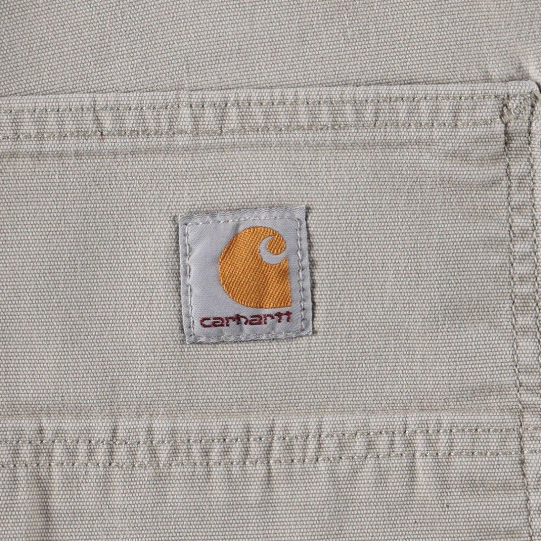 Carhartt Relaxed Fit Duck Work Shorts, Short Pants, Men's, W34 equivalent cotton Beige type Vintage Second Hand