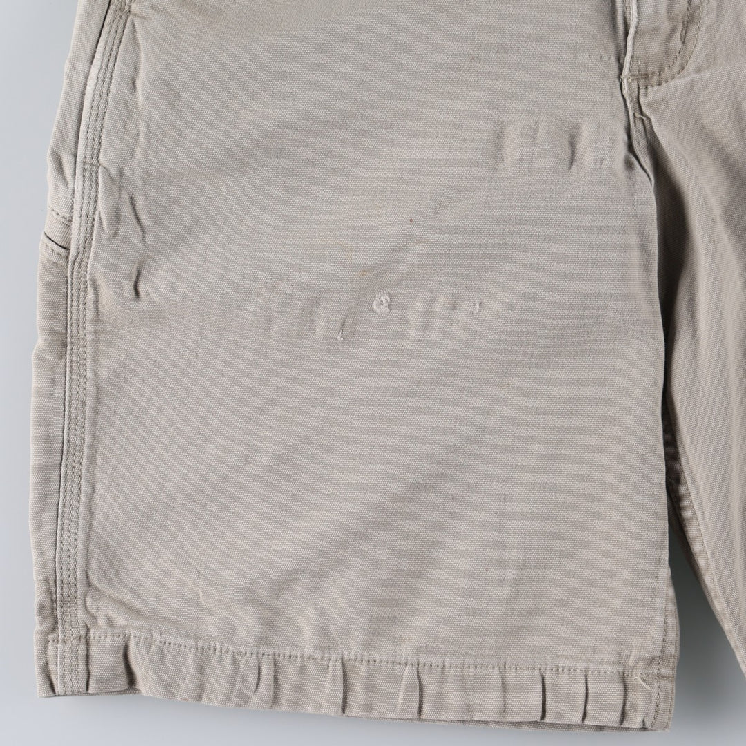 Carhartt Relaxed Fit Duck Work Shorts, Short Pants, Men's, W34 equivalent cotton Beige type Vintage Second Hand