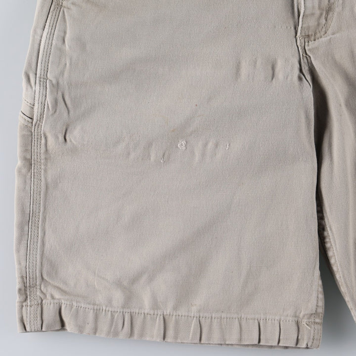 Carhartt Relaxed Fit Duck Work Shorts, Short Pants, Men's, W34 equivalent cotton Beige type Vintage Second Hand