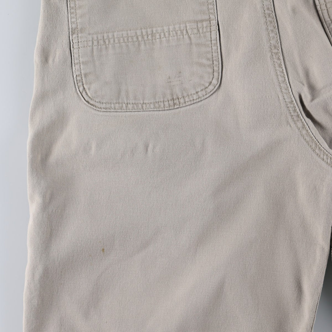 Carhartt Relaxed Fit Duck Work Shorts, Short Pants, Men's, W34 equivalent cotton Beige type Vintage Second Hand