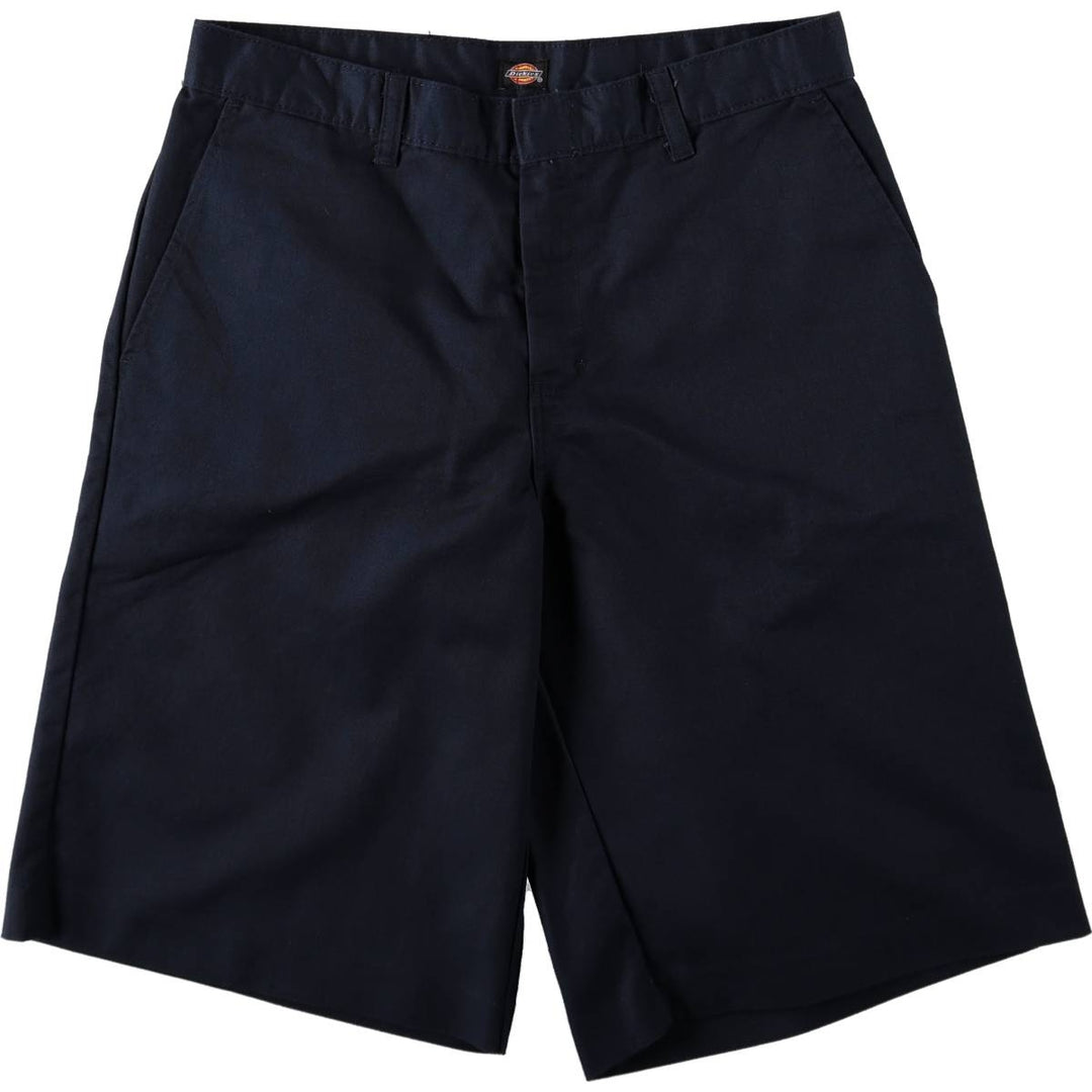 Dickies Work Shorts, Half Pants, Men's, W32 equivalent polyester navy blue type Vintage Second Hand