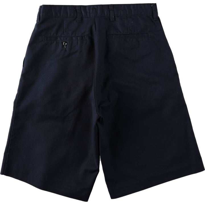 Dickies Work Shorts, Half Pants, Men's, W32 equivalent polyester navy blue type Vintage Second Hand