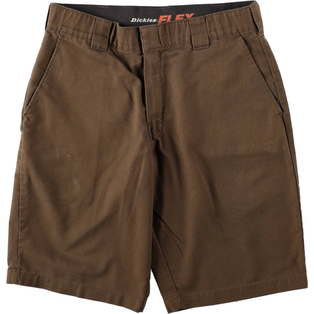 Dickies FLEX Cargo Shorts, Men's Size W36 (approx.) polyester brown type Vintage Second Hand
