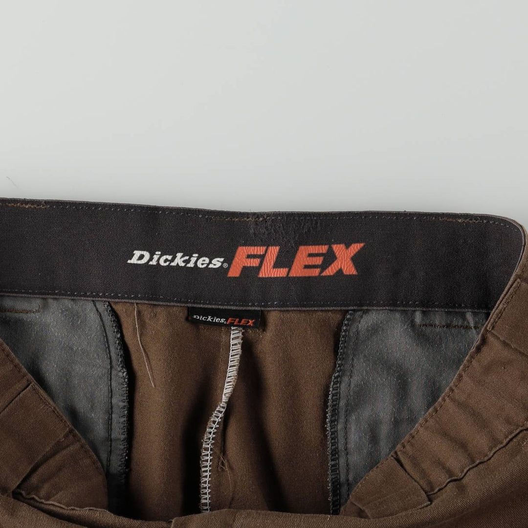 Dickies FLEX Cargo Shorts, Men's Size W36 (approx.) polyester brown type Vintage Second Hand