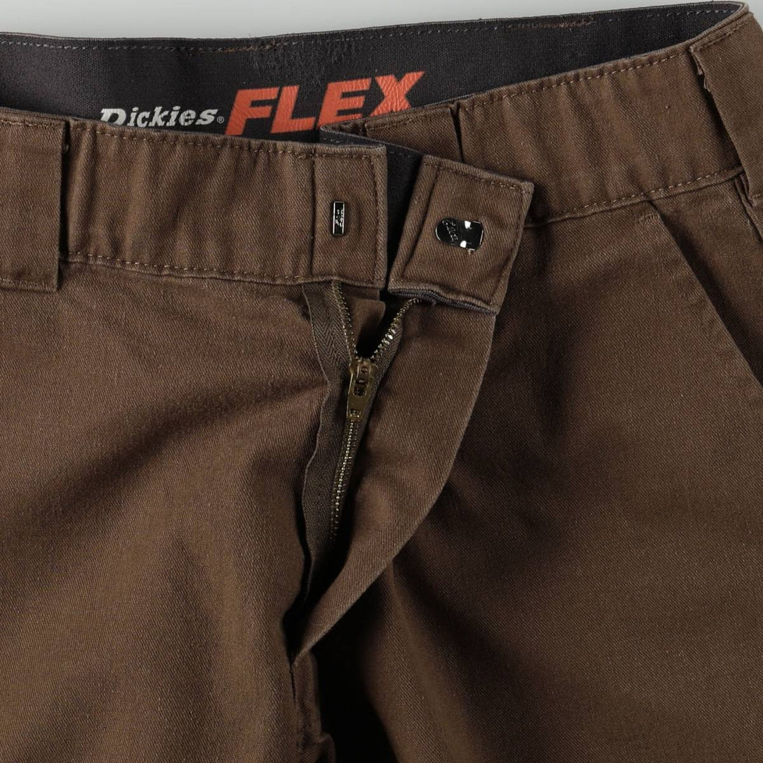 Dickies FLEX Cargo Shorts, Men's Size W36 (approx.) polyester brown type Vintage Second Hand