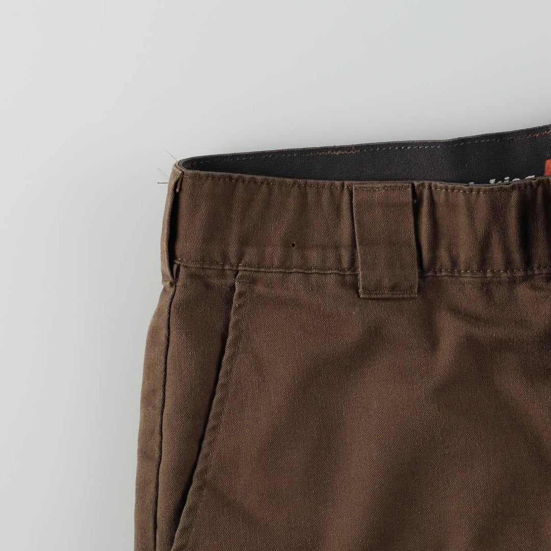Dickies FLEX Cargo Shorts, Men's Size W36 (approx.) polyester brown type Vintage Second Hand