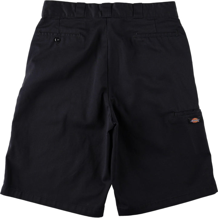 Dickies Loose Fit Work Shorts, Half Pants, Men's, W36 equivalent polyester black type Vintage Second Hand