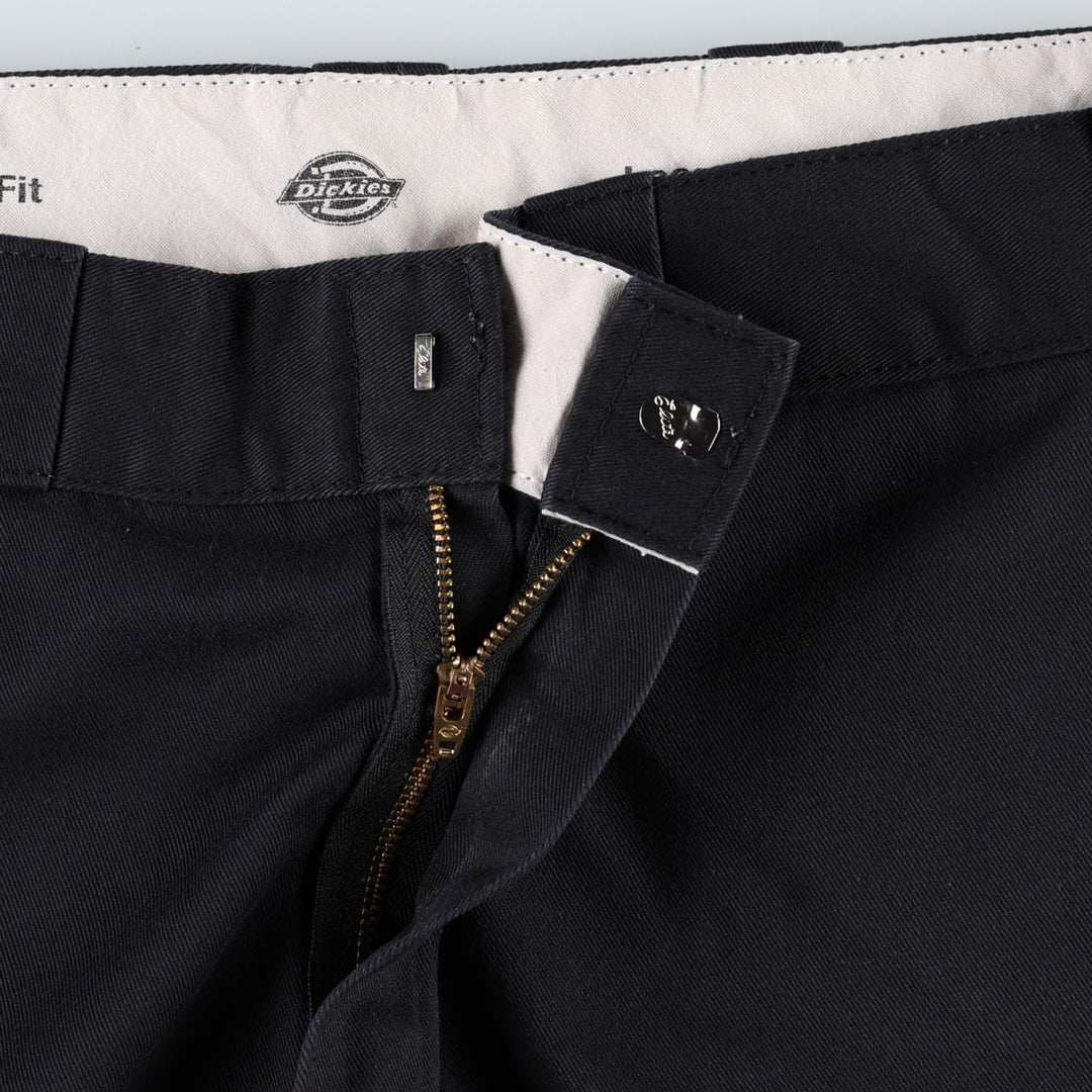 Dickies Loose Fit Work Shorts, Half Pants, Men's, W36 equivalent polyester black type Vintage Second Hand