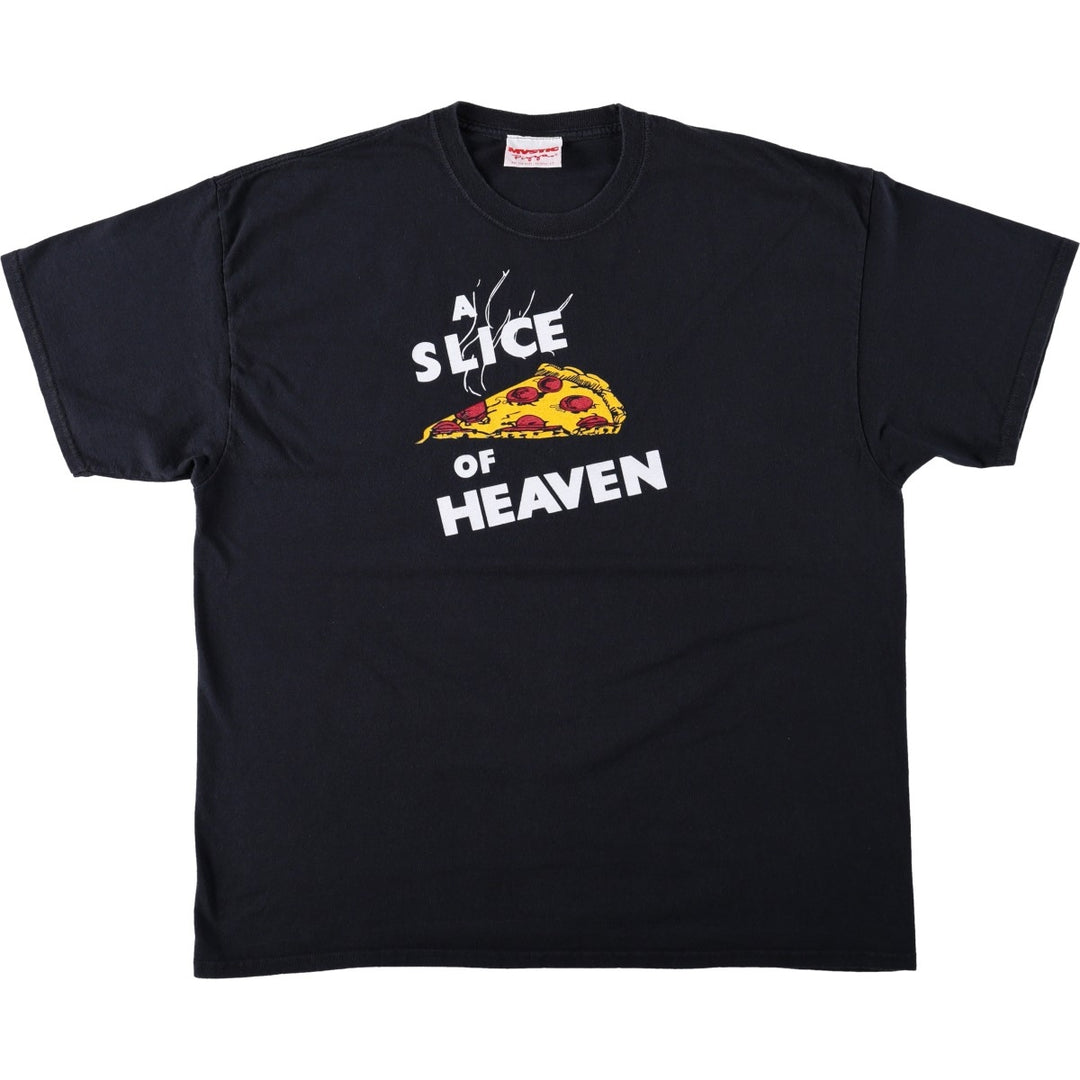 MYSTIC PIZZA Movie T-shirt (Men's XL equivalent) unclear black type Vintage Second Hand