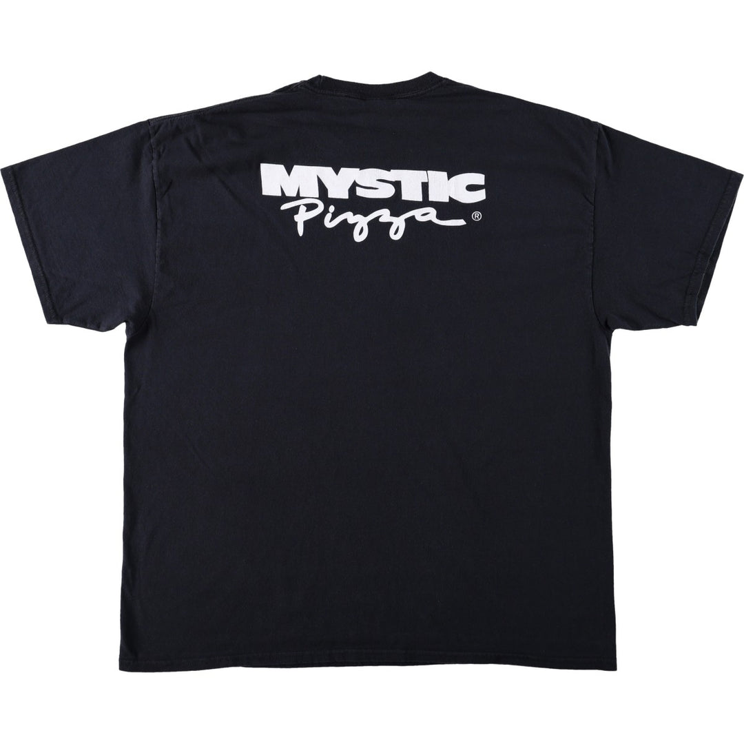 MYSTIC PIZZA Movie T-shirt (Men's XL equivalent) unclear black type Vintage Second Hand