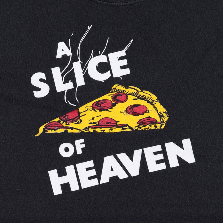MYSTIC PIZZA Movie T-shirt (Men's XL equivalent) unclear black type Vintage Second Hand