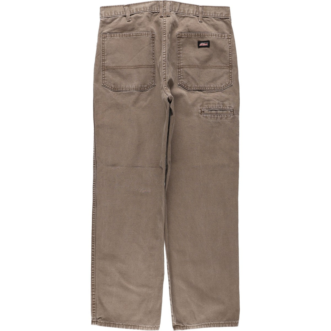 Dickies Duck Work Pants Men's W34 cotton brown type Vintage Second Hand