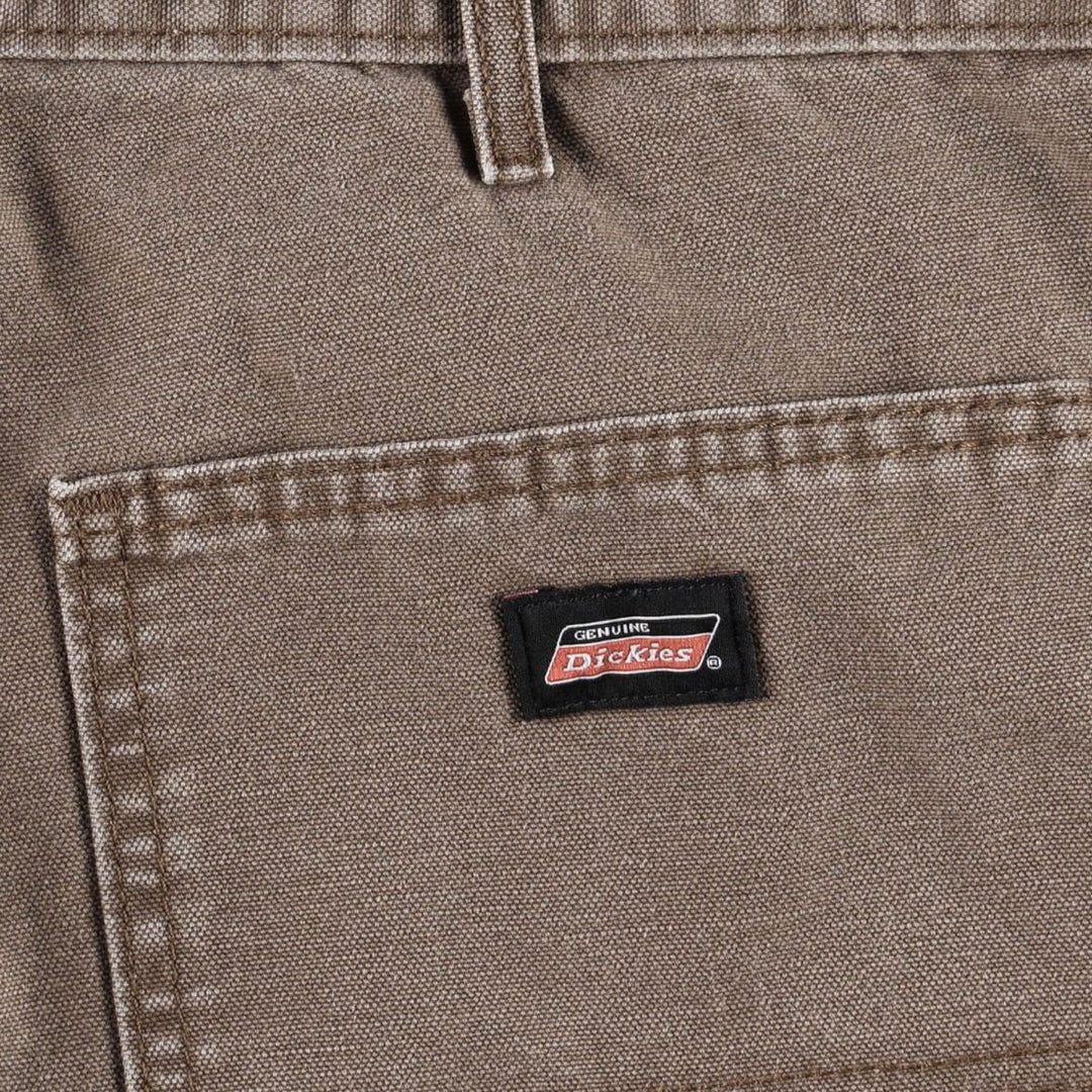 Dickies Duck Work Pants Men's W34 cotton brown type Vintage Second Hand