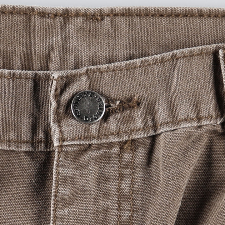 Dickies Duck Work Pants Men's W34 cotton brown type Vintage Second Hand