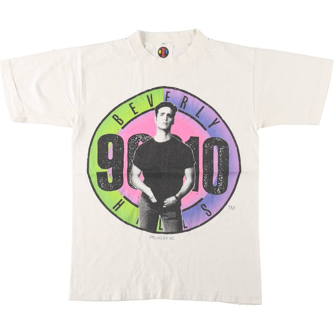 UBI BEVERLY HILLS 90210 Beverly Hills, 90210 Movie T-Shirt, Made in USA, Men's Size M cotton white type Vintage Second Hand
