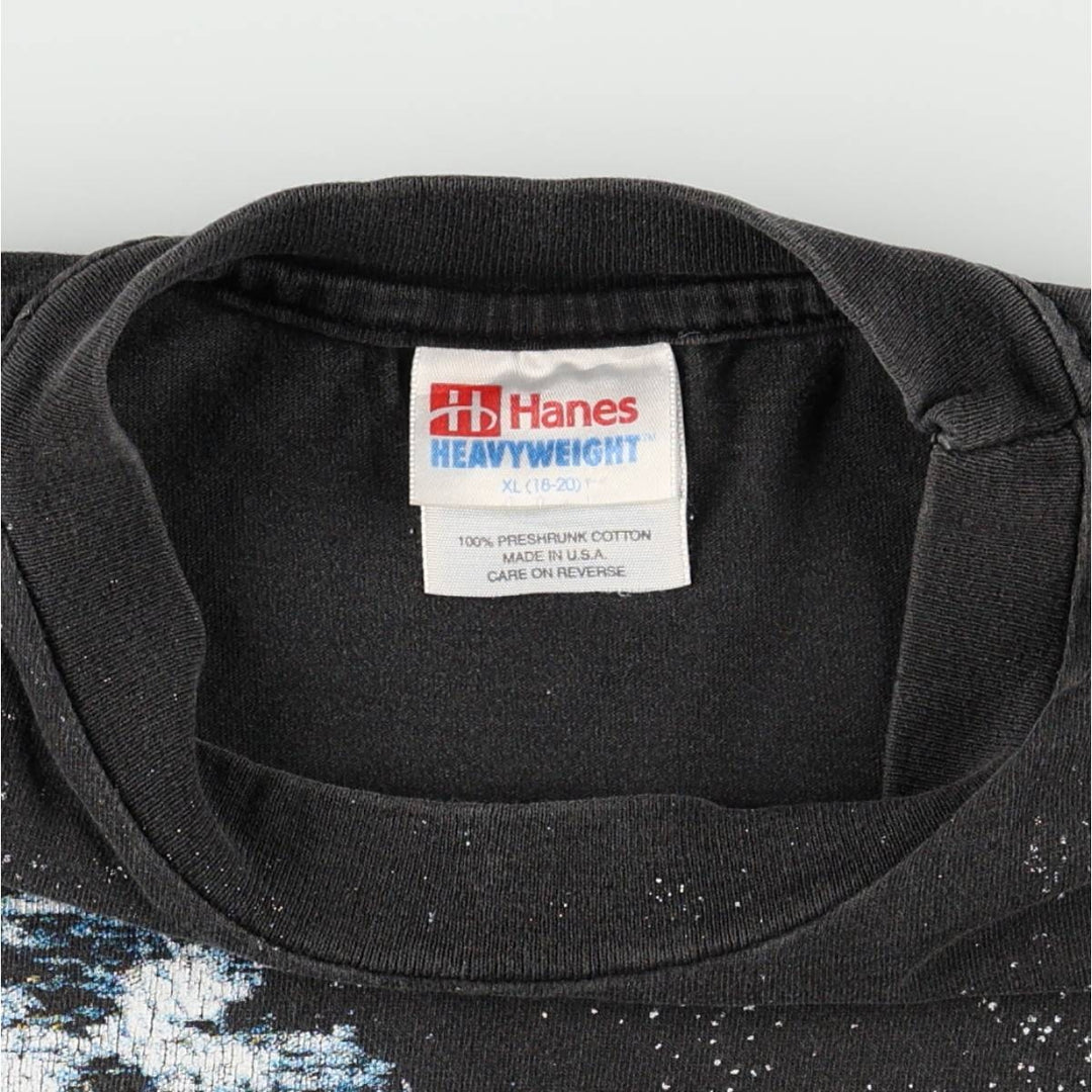 Hanes Heavyweight Star Wars Movie T-Shirt, Made in USA, Men's Size XL (approx.) cotton black type Vintage Second Hand