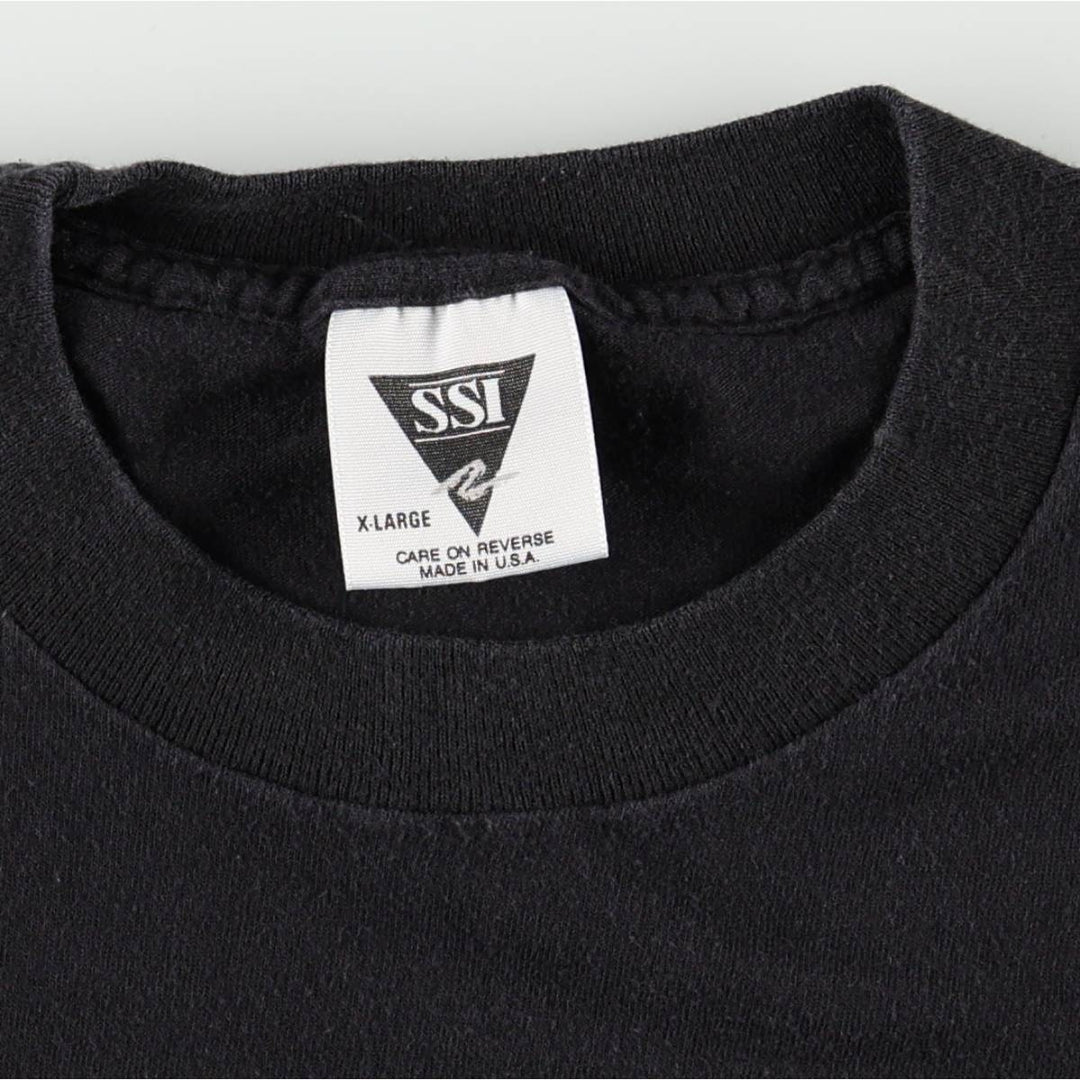 90'S SSI Batman Movie T-Shirt, Made in USA, Men's XL equivalent, Vintage cotton black type Vintage Second Hand