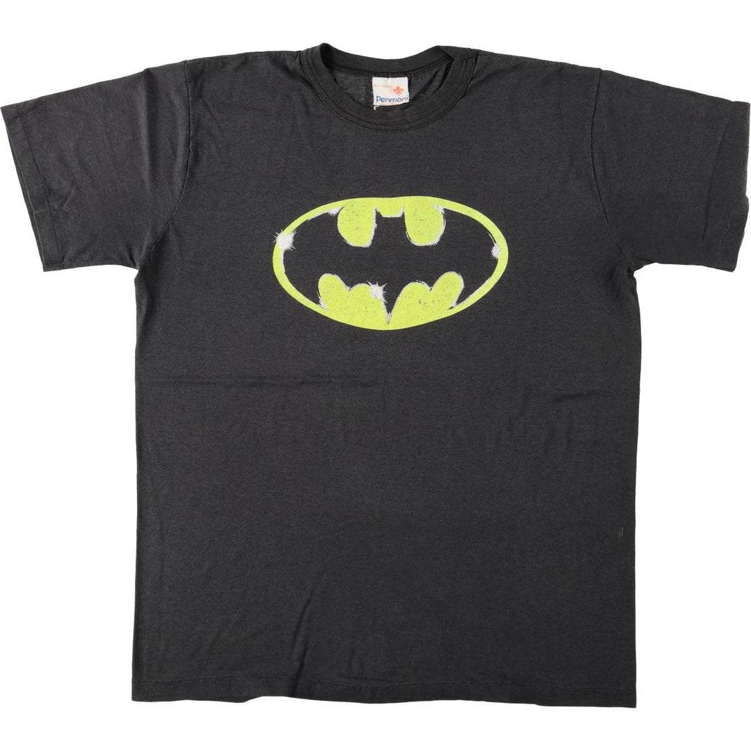 PENMANS BATMAN Batman Movie T-Shirt, Made in Canada, Men's XL equivalent. cotton black type Vintage Second Hand
