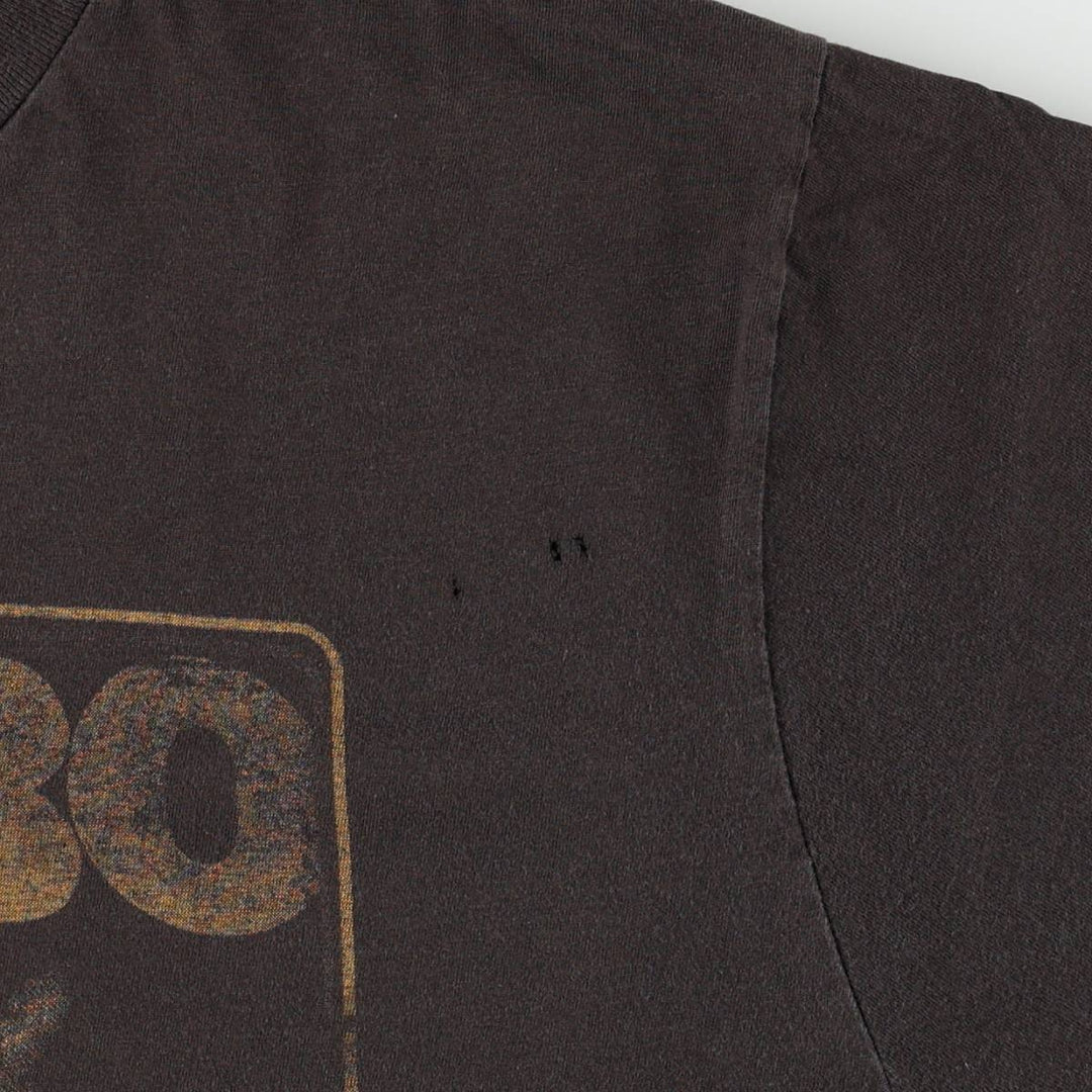 RAMBO movie t-shirt (men's size L) cotton black type Vintage Second Hand