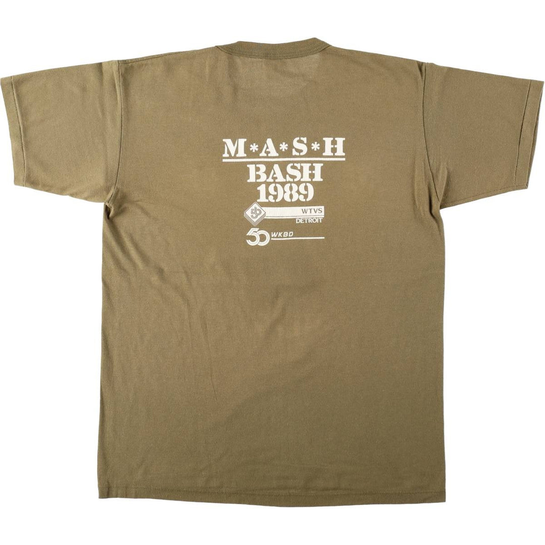 70'S Sofie Mash Movie T-Shirt, Made in USA, Men's XL equivalent, Vintage cotton Khaki type Vintage Second Hand