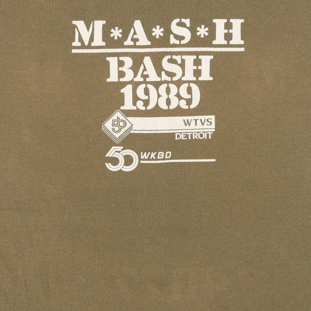 70'S Sofie Mash Movie T-Shirt, Made in USA, Men's XL equivalent, Vintage cotton Khaki type Vintage Second Hand