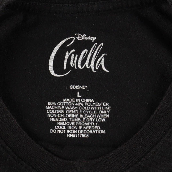 CLUELLA Movie T-Shirt (Men's Size L) cotton black type Vintage Second Hand